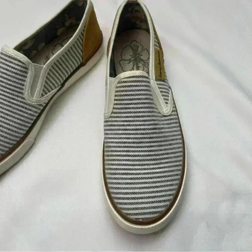 Tommy Bahama- Women’s Striped Slip-on Sneakers- 6.5 - Picture 3 of 9